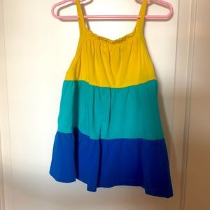 Hanna Andersson Color Block Tiered Top
